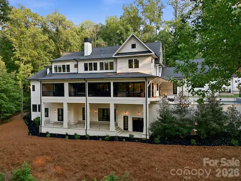 Lake views from just about every room in the house.