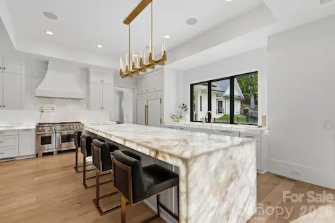 Chef's kitchen with designer appliances