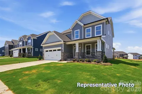 Homesite 319 features a Cypress F floorplan with a basement