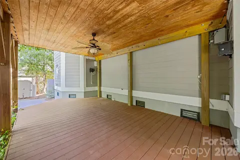 Downstairs Covered Deck