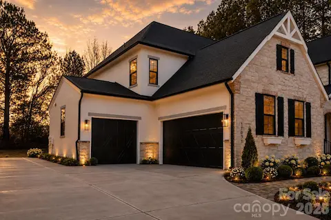 Homesite includes 3 car side load garage