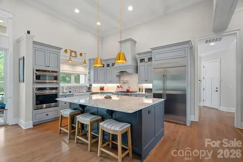 Custom gourmet kitchen