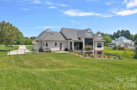Rear view of home - perfect spot for the pool!!!