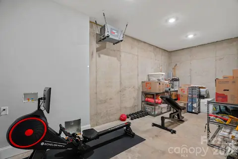 Another spacious storage area.