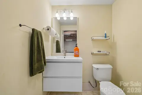 Half Bath in Basement