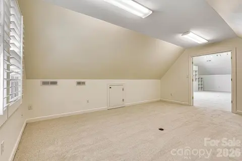 Flex room is ideal for a home gym, craft room, studio, second office or playroom.