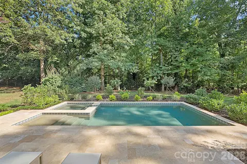 Private backyard