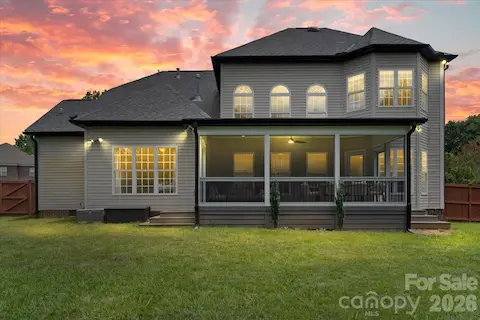Back Exterior at Dusk. *Photo has been virtually enhanced.*