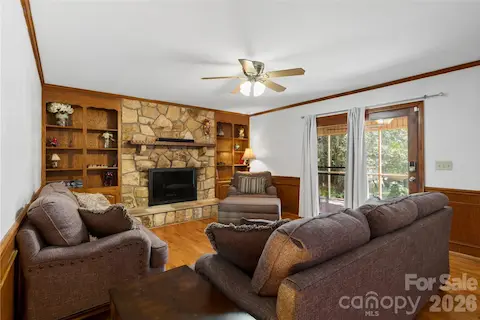 Living room with ALL the character