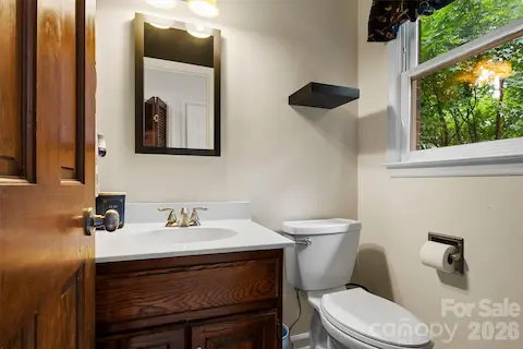 Half bath on main level