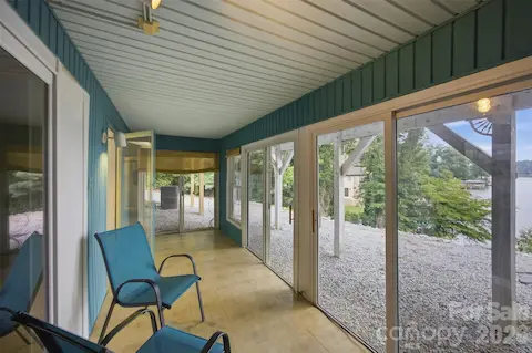 Porch Lower Level with awesome lake views