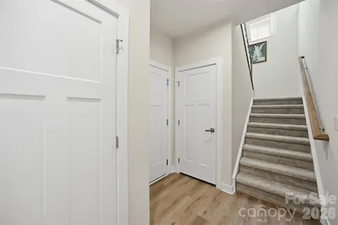 Hallway for garage and upstairs