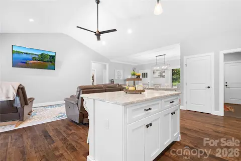 Kitchen looking into Living Room