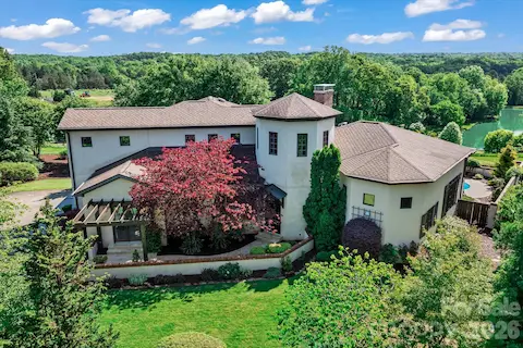 European inspired custom home on 1.4 acres.
