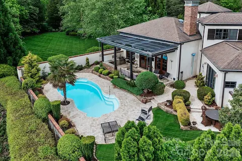 Expansive outdoor living.