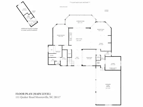 Main-Level Floor Plan