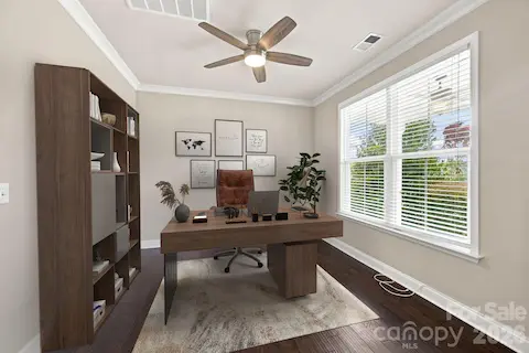 Virtually Staged Office