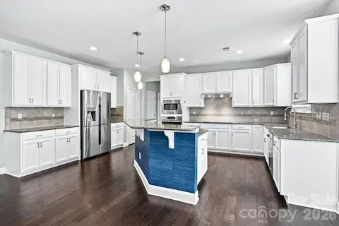 Tons of cabinets and counters