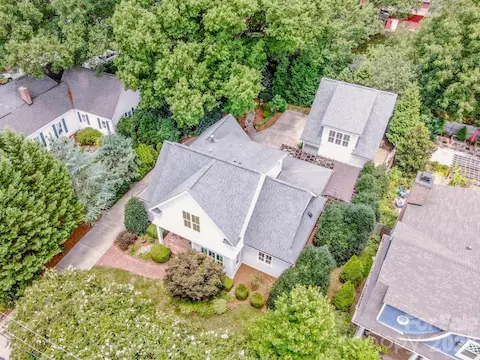 Lush landscaping gives this home lots of privacy