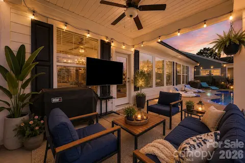 Virtually Staged to Illustrate Twilight Photo