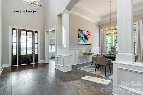 Example Photo - Foyer/Dining Room *Virtually Staged*