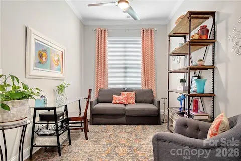 Flex Space- Being Used As Office/Reading Area