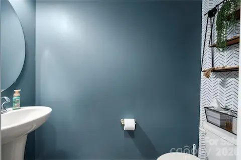 main level half bath