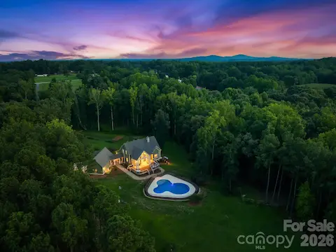 Aerial view-surrounded by trees