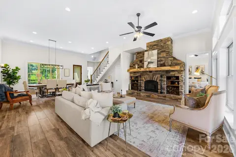 Tile floor throughout main open area