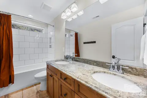 Upper level bathroom