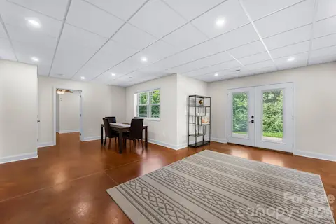 Basement kitchen area