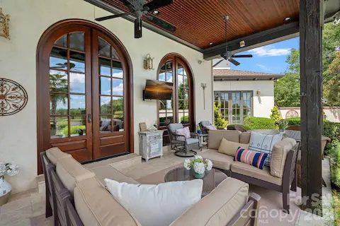 Enjoy quiet evenings under the covered veranda.
