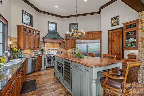 Professional grade appliances.