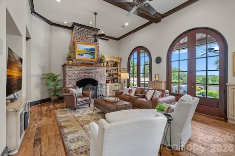 Spacious living area designed for everyday living and entertaining.