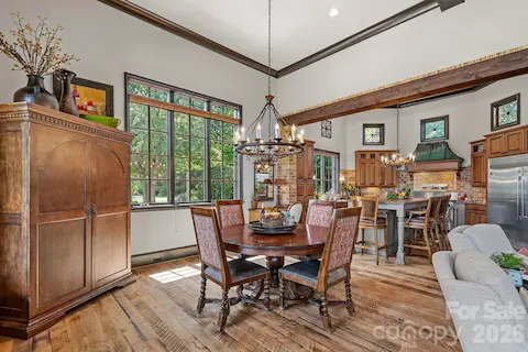 Inviting living spaces.