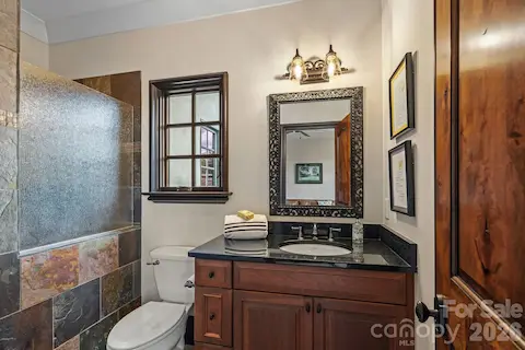 Ensuite bath on the second floor.