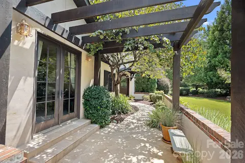 Entry walkway.