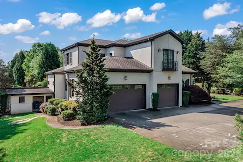 Spacious 3-car garage.