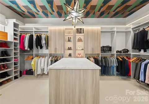 Primary closet