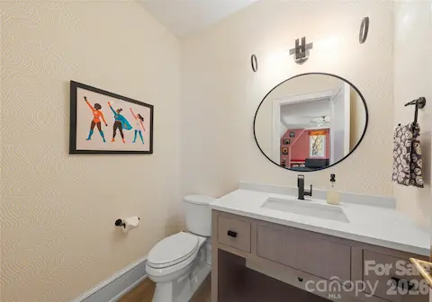 Half bath off bonus room.