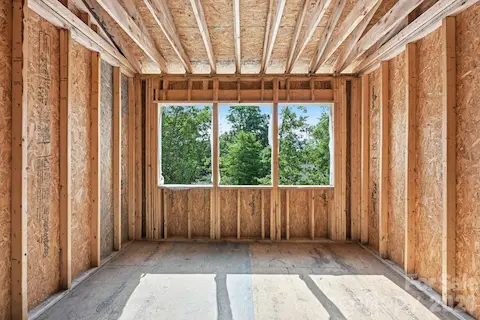 View from one of three bedrooms upstairs