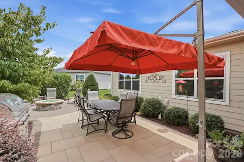 Step outside to the paver patio...a private spot made for dining, relaxing and entertaining outdoors.