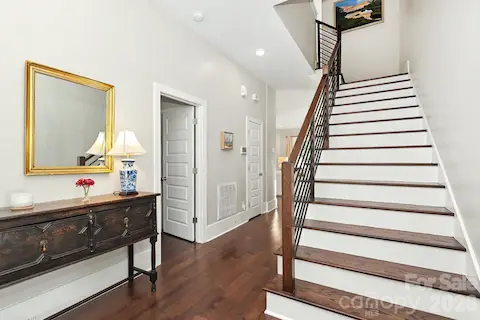 Ten foot ceilings on the main floor and new flooring throughout the home