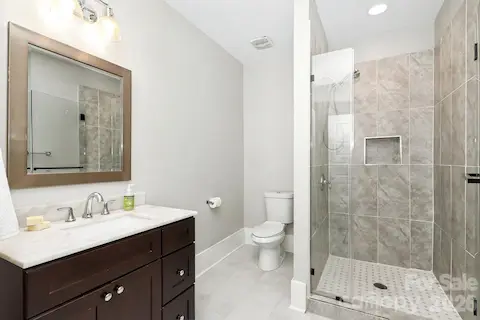 5th full bathroom on lower level