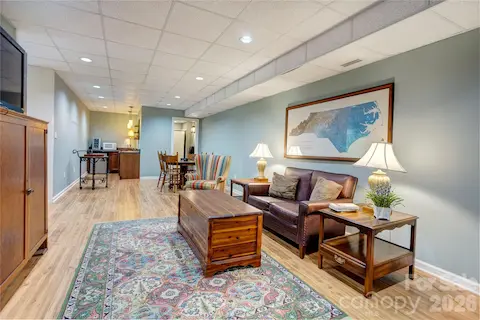 Basement living room