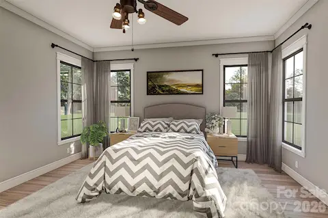 Primary Bedroom rendering of Proposed Home