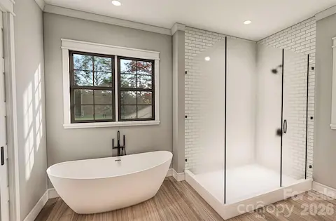Primary Bathroom rendering of Proposed Home