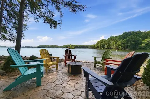 Waterfront firepit