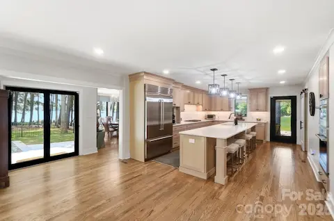 Newly renovated and expanded kitchen