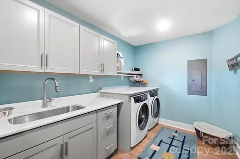 Main floor laundry room